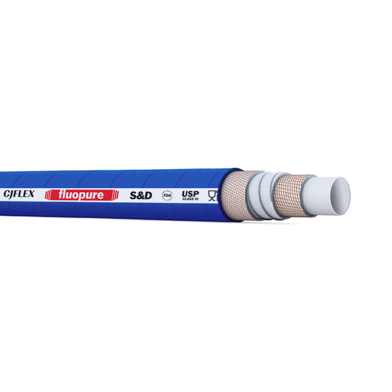 CJFLEX Fluopure - चिकना बोर PFA लाइन रबर नली